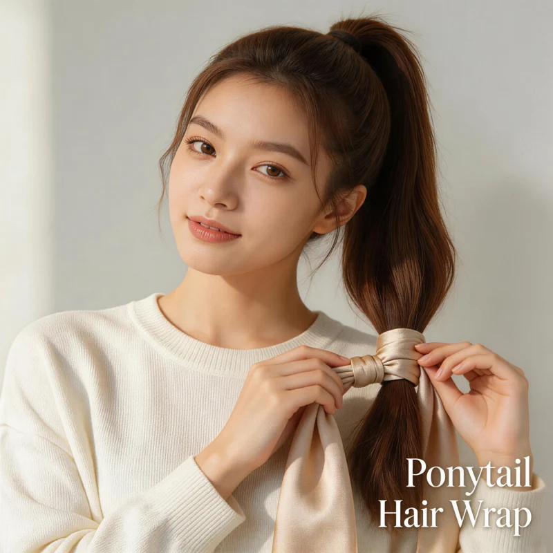 Ponytail Scarf Wrap