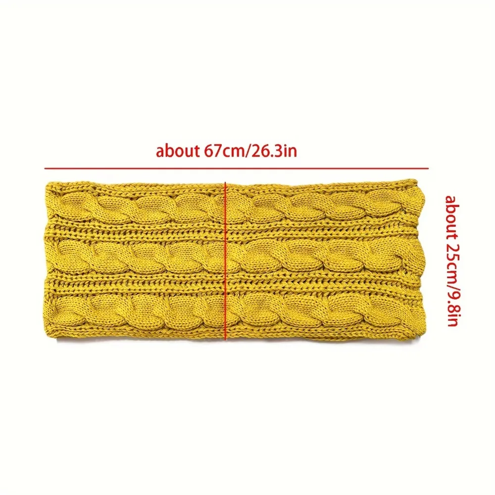 Soft Knitted Neck Wrap Scarf for Autumn - Image 6