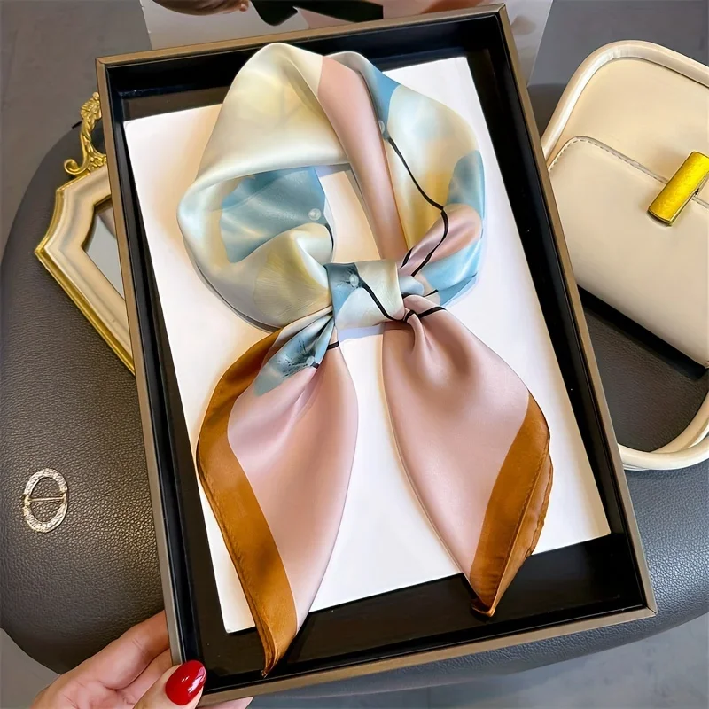 Ginkgo Leaf Printed Scarf Women Fashion - Image 4